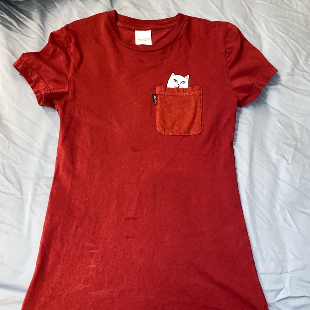 Maroon RipNDip T-shirt